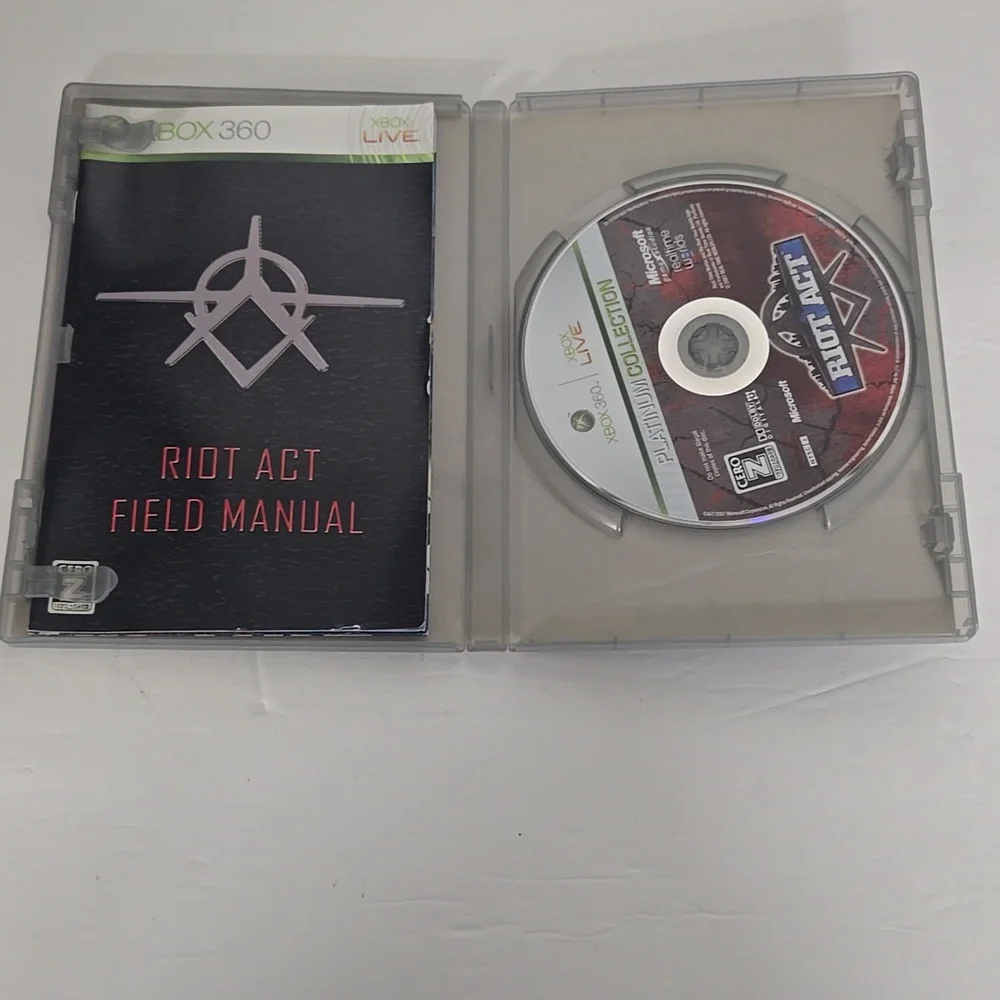 Japanese Xbox 360 Riot Act Platinum Collection